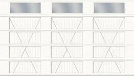 Configuration X, Cœur rainuré - 3 volets